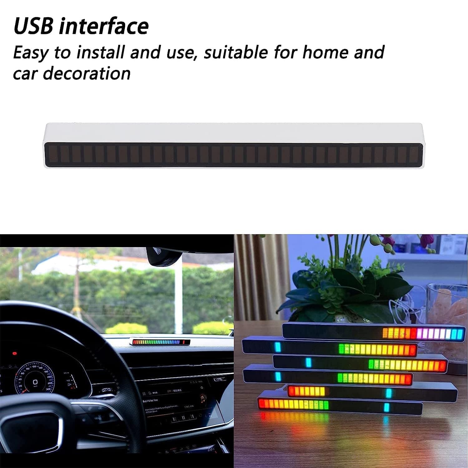 Rhythm Lights Agc Automatic Gain Control 32 Colorful Rgb Light Adjustable Pickup Rhythm Lights (1 Pc) thumbnail 6