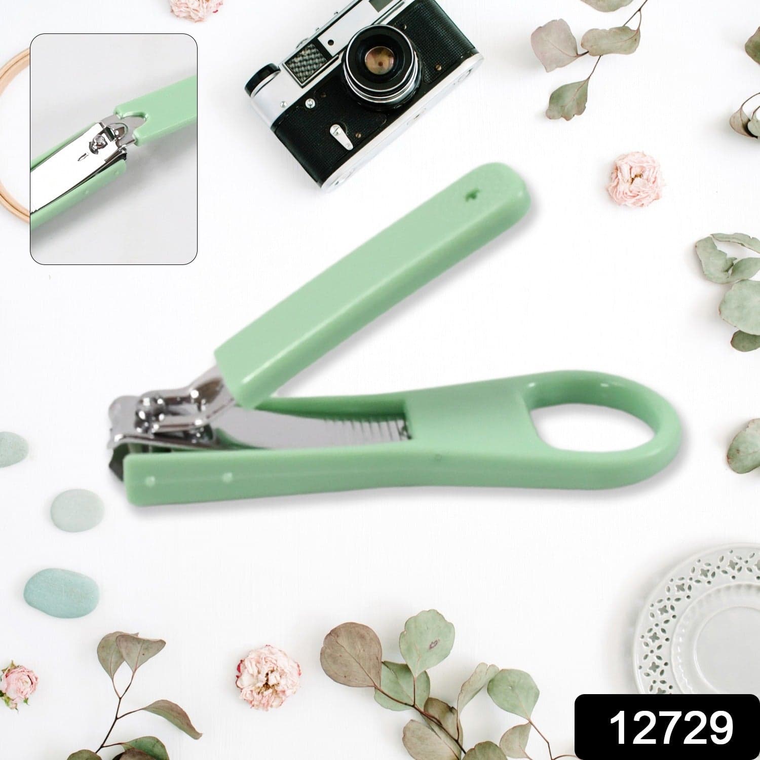 Nail Clippers Adult Nail Clippers Plastic/Hardware Green Nail Clippers thumbnail 2