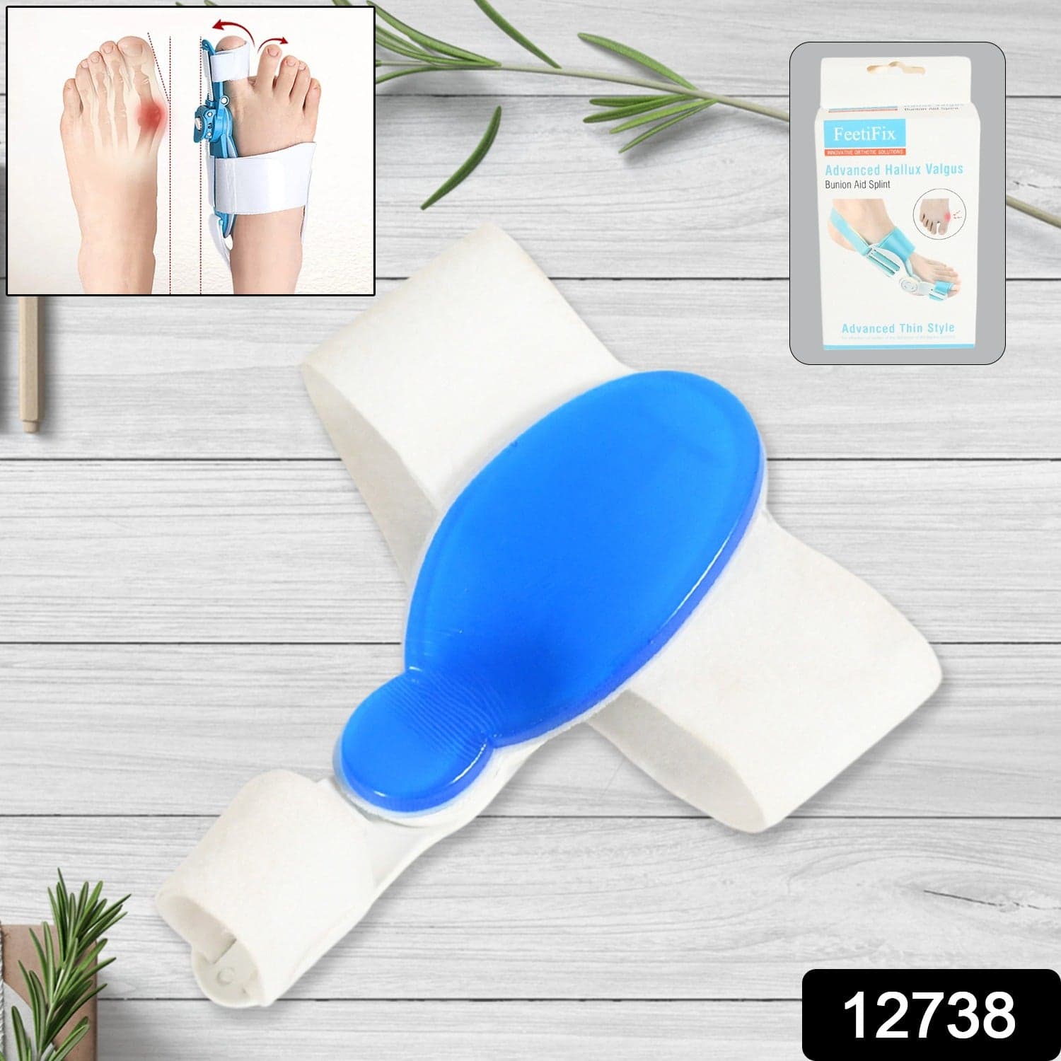 Adjustable Bunion Support Splint of Hallux Valgus Corrector for Men & Women thumbnail 2
