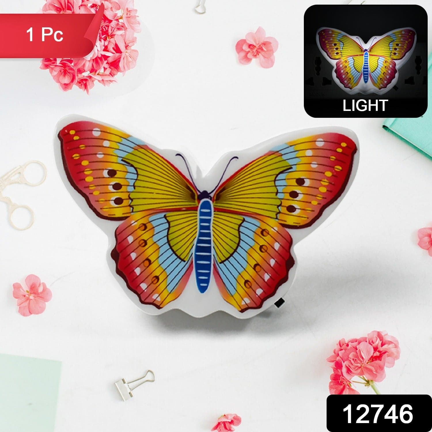 3D Illusion LED Night Light of Energy-Saving Decorative Lamp for Lobby & Drawing Room (1 Pc) thumbnail 2