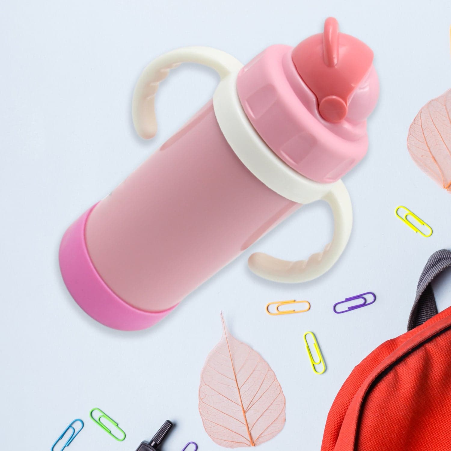 Stainless Steel Water Bottle With Handle & Straw Leak Proof thumbnail 5
