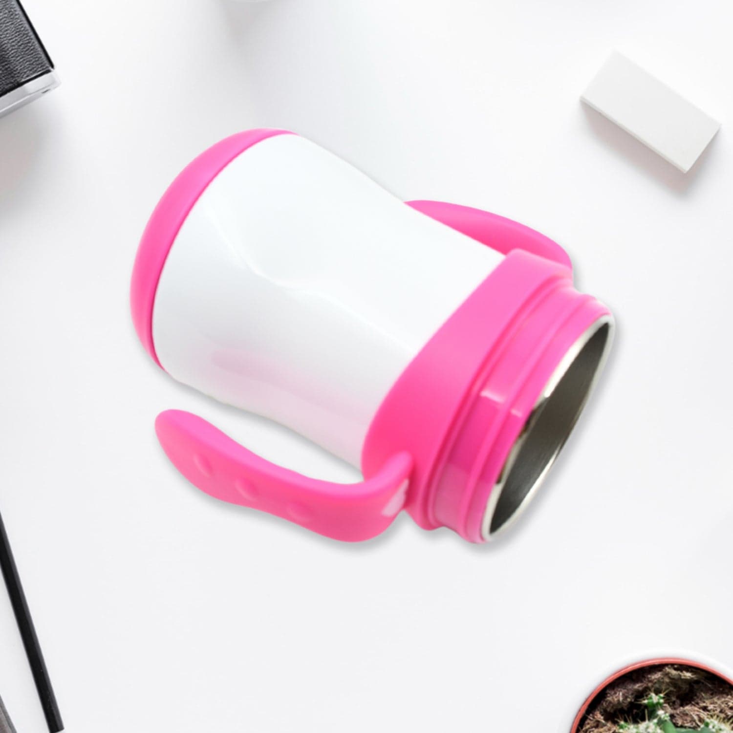 Vacuum Stainless Steel Water Bottle With Carry Handle & Straw Fridge Water Bottle Double Wall thumbnail 7