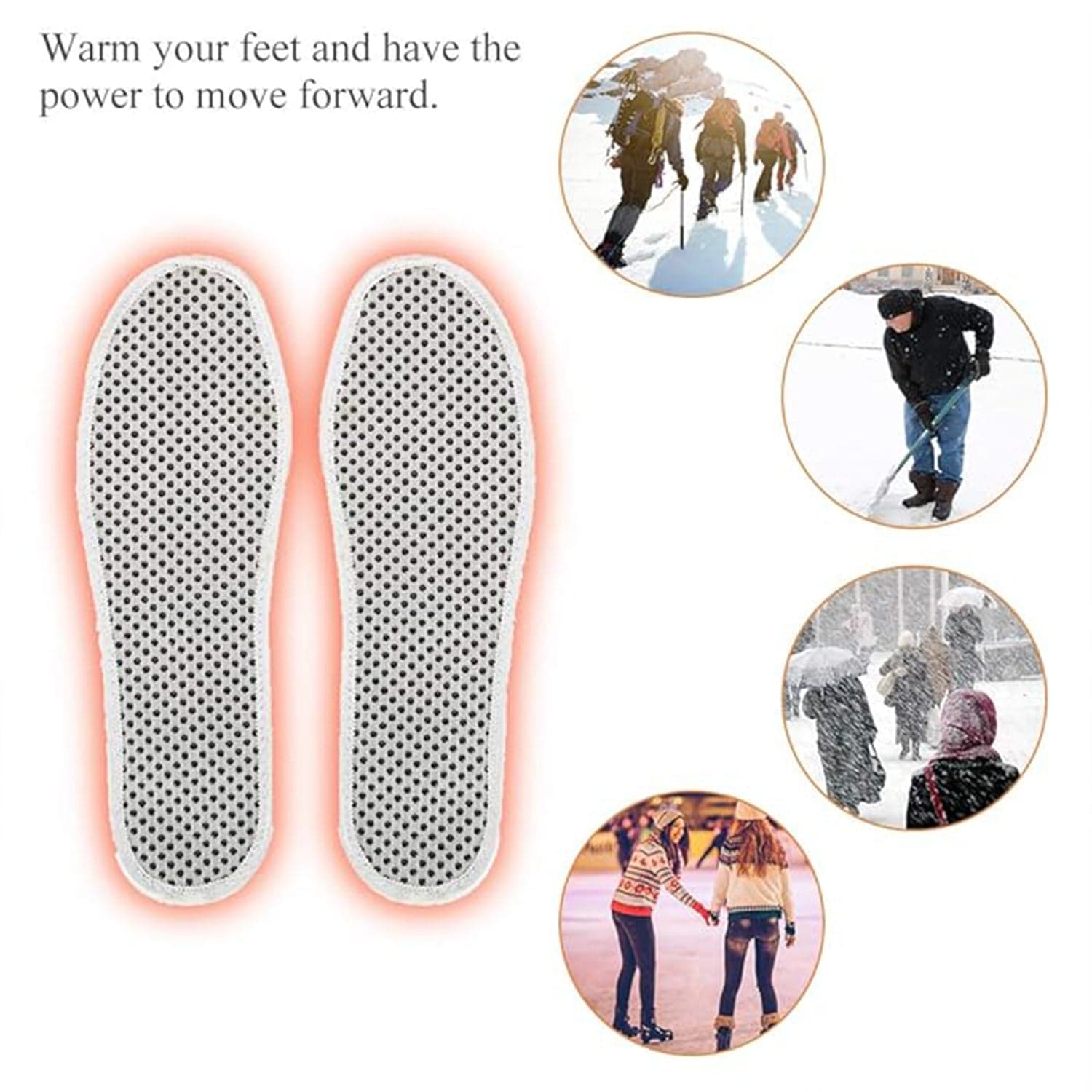 Massage Magnetic Self Heating Insole Shoe thumbnail 3
