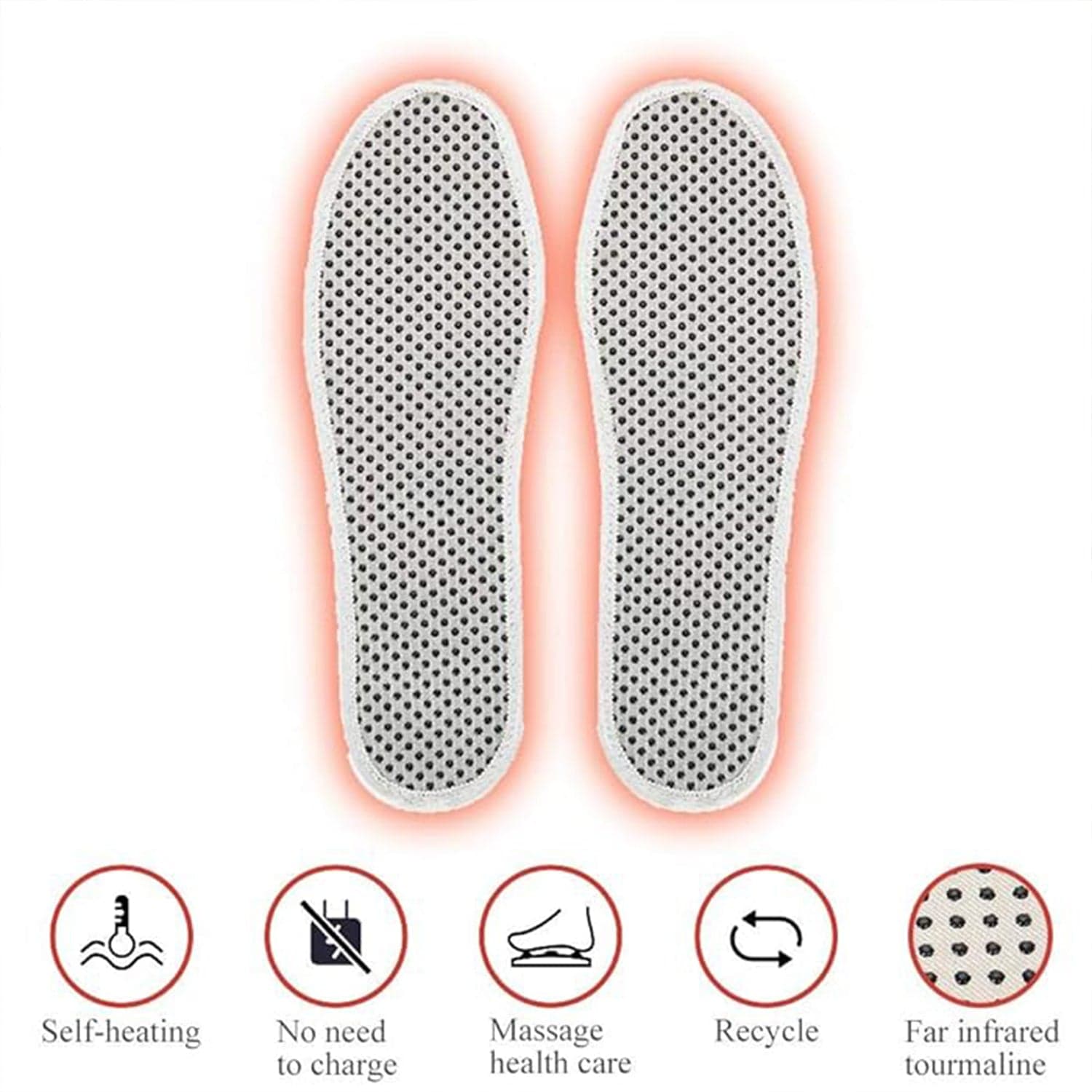 Massage Magnetic Self Heating Insole Shoe thumbnail 7