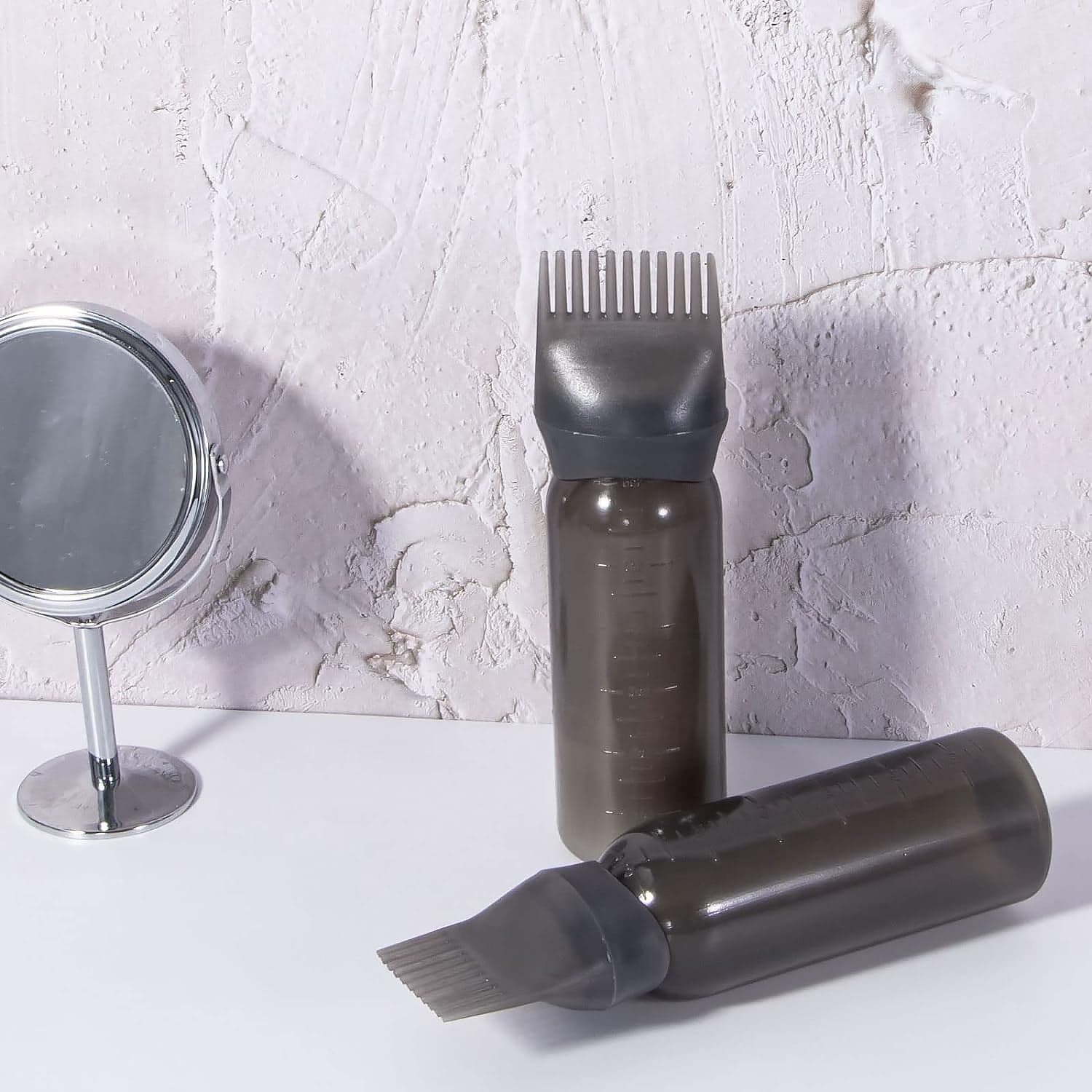 Comb Applicator Bottle Hair Oil Applicator Bottle For Hair Dye Bottle Applicator Brush With Graduated Scale thumbnail 5