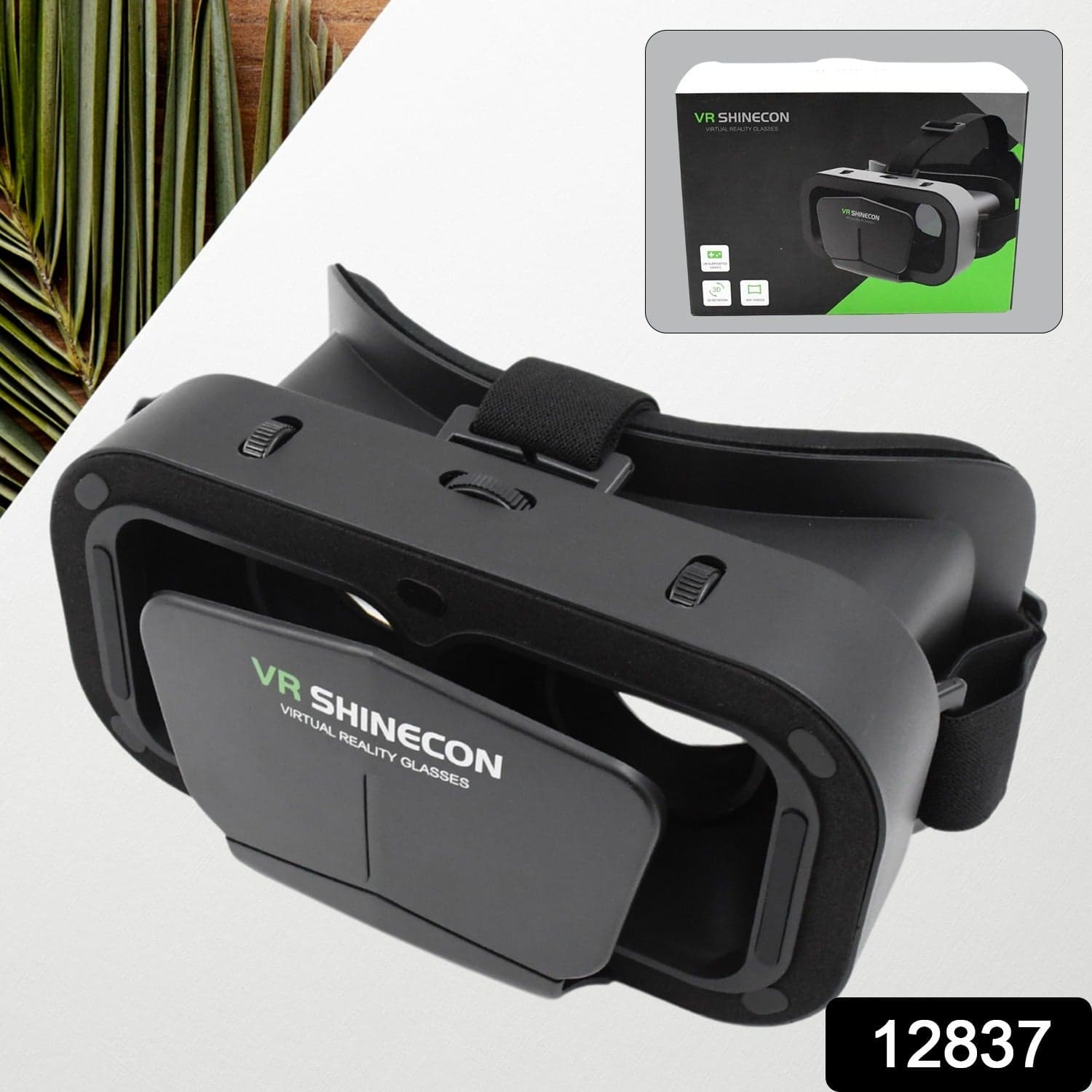 3d VR Headset Compatible with iPhone & Android Virtual Reality VR Goggles For 3D VR Movies Video Games (1 Pc) thumbnail 2
