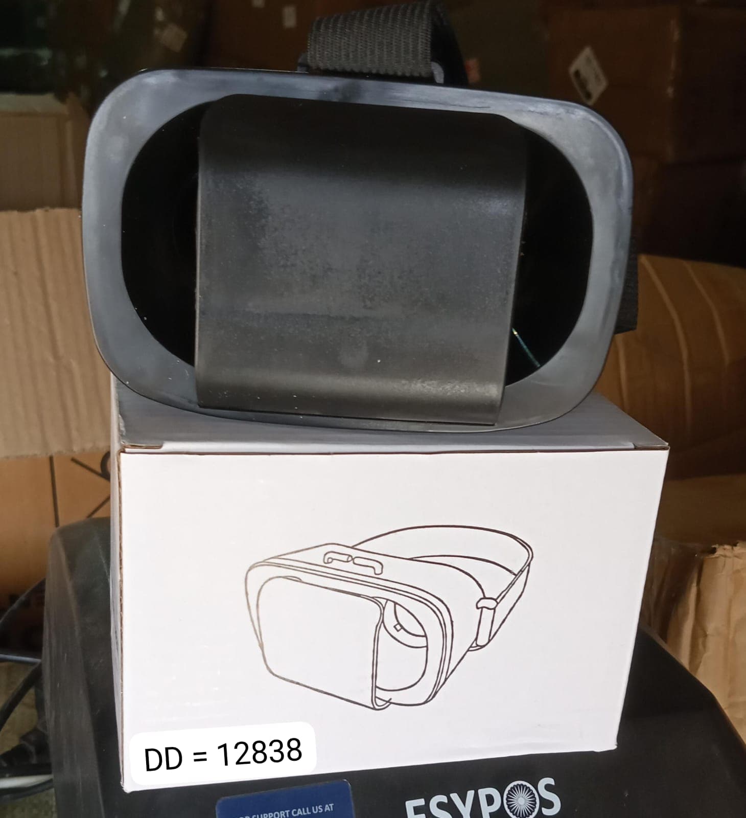 3D VR Glasses Virtual Reality Goggles Headset for All Smartphone VR Goggles-For 3D VR Movies Video Games (1 Pc) thumbnail 7