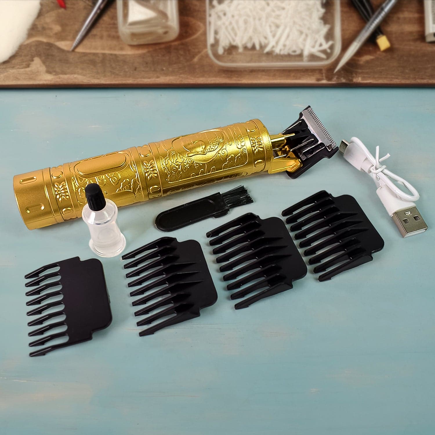 Plastic Body Hair Trimmer for Men Hairstyle Trimmer, Hair accessories thumbnail 3