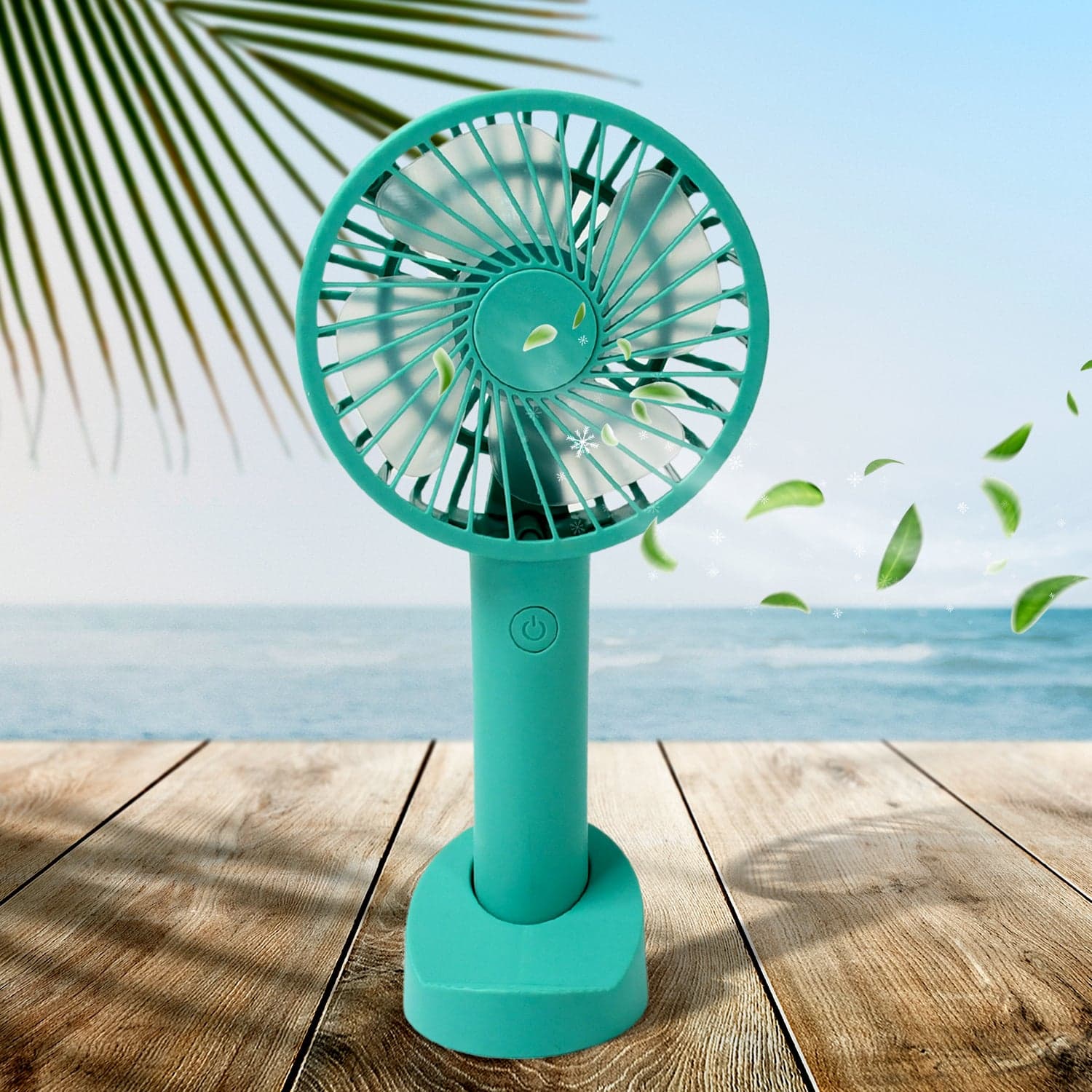 Portable Handheld Fan With 3 Speeds Battery Operated Fan Rechargeable Multi Colors As Base Phone Holder Fan (Battery Included) thumbnail 5