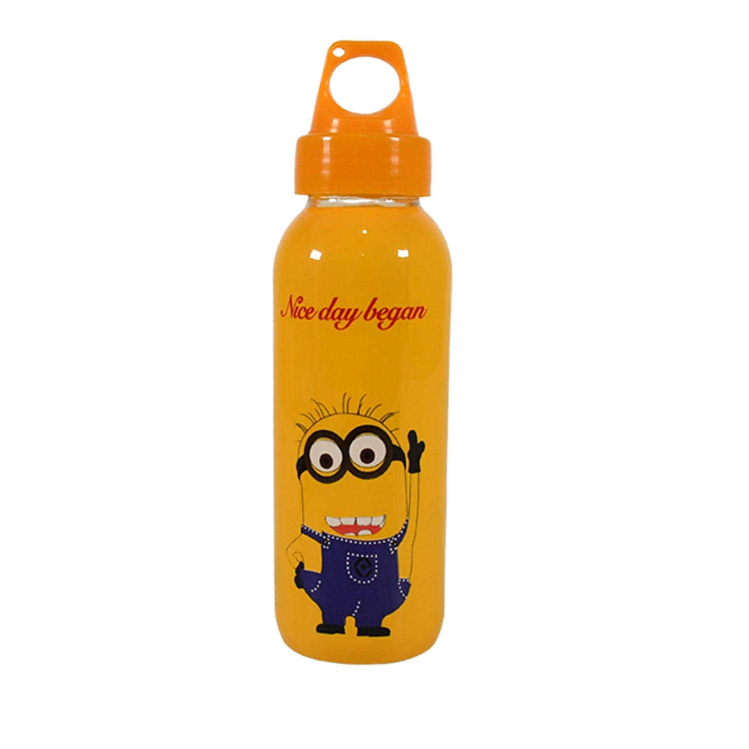 PORTABLE GLASS WATER BOTTLE, CREATIVE GLASS BOTTLE WITH GLASS WATER ( Mix Design) thumbnail 5