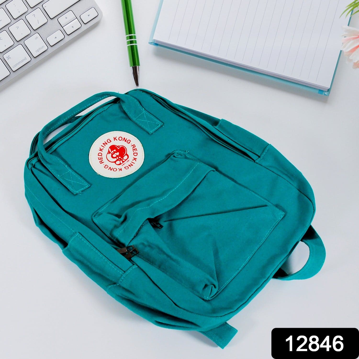 Durable Canvas Backpack, Conquer Your Day With King Kong (Mix Design) thumbnail 2