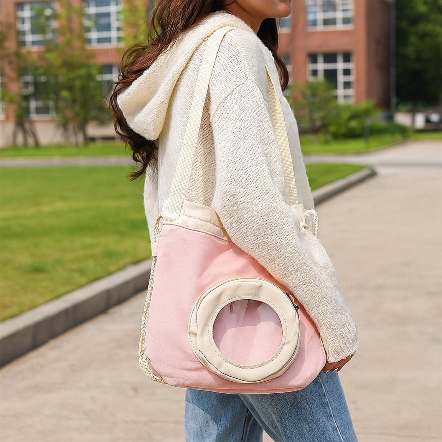 Hobo Bag for College Students Girls Shopping Bag Casual Handbag Lightweight Tote Bag thumbnail 1