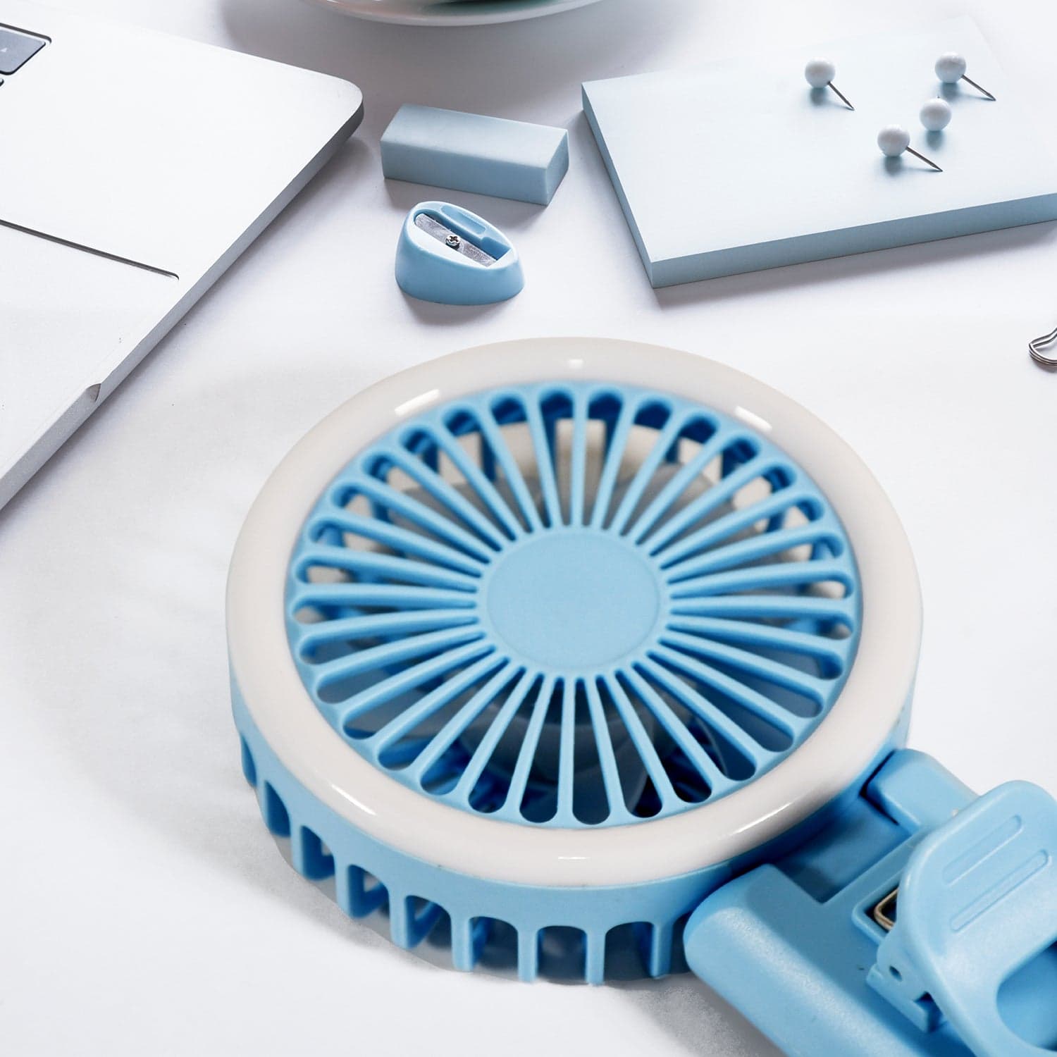 Clip Fan With Light, home, kitchen, Office Portable Fan, Rechargeable Fan thumbnail 3