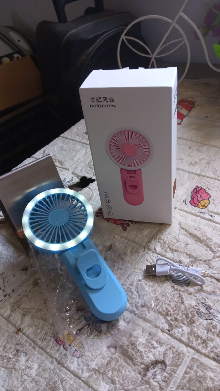 Clip Fan With Light, home, kitchen, Office Portable Fan, Rechargeable Fan thumbnail 8