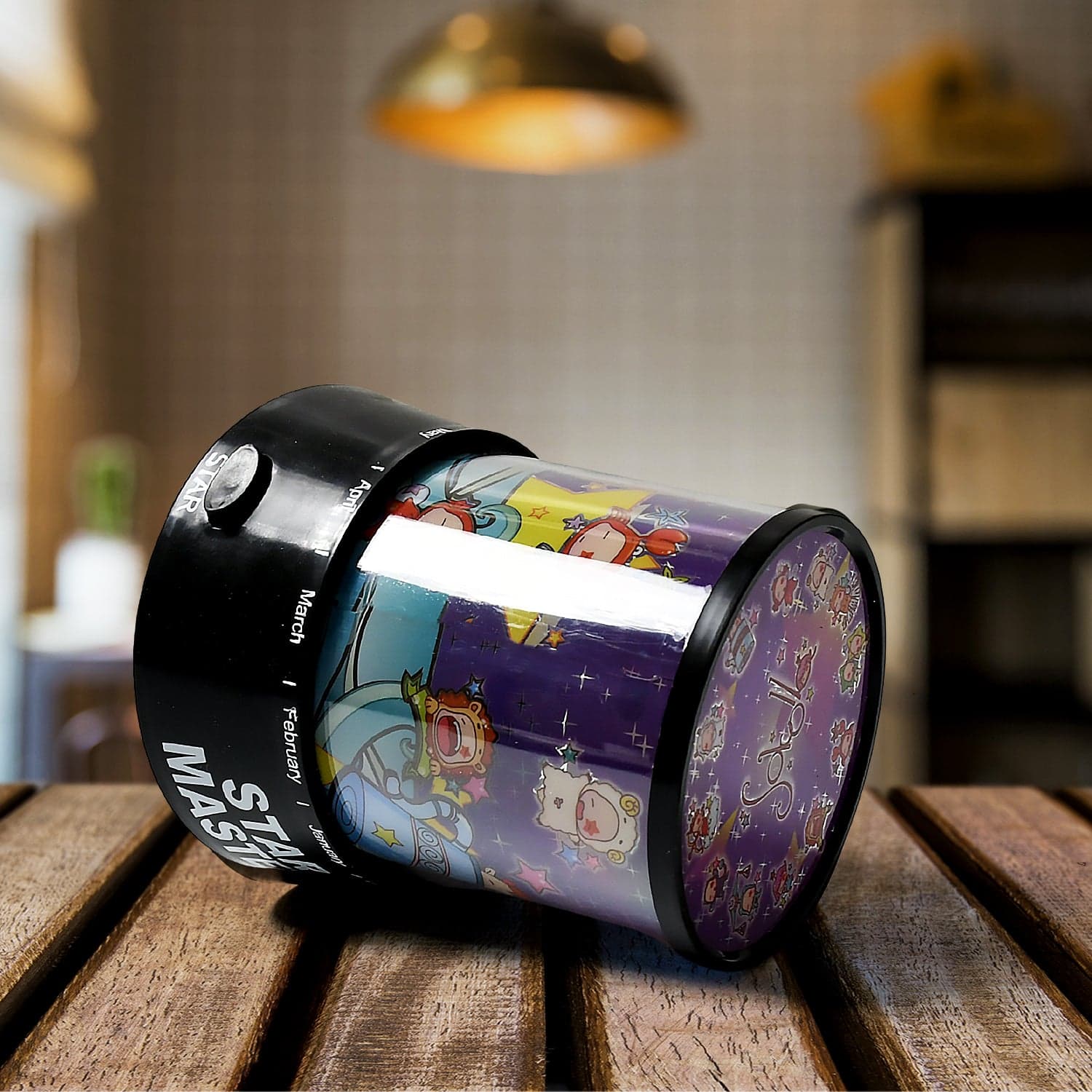 Led Projector Night Light Of 3 Battery Lamps With Rotating Music thumbnail 6