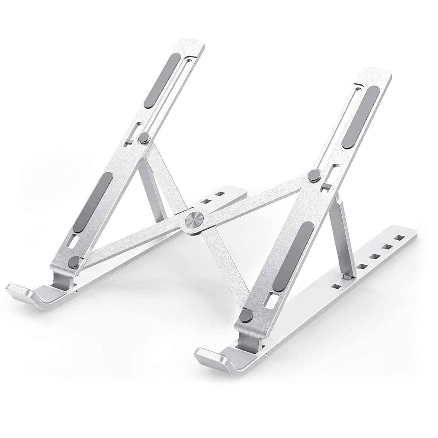Metal Portable Laptop Stand of 6-Angle Adjustable Riser for Laptops, Phones & Tablets thumbnail 4