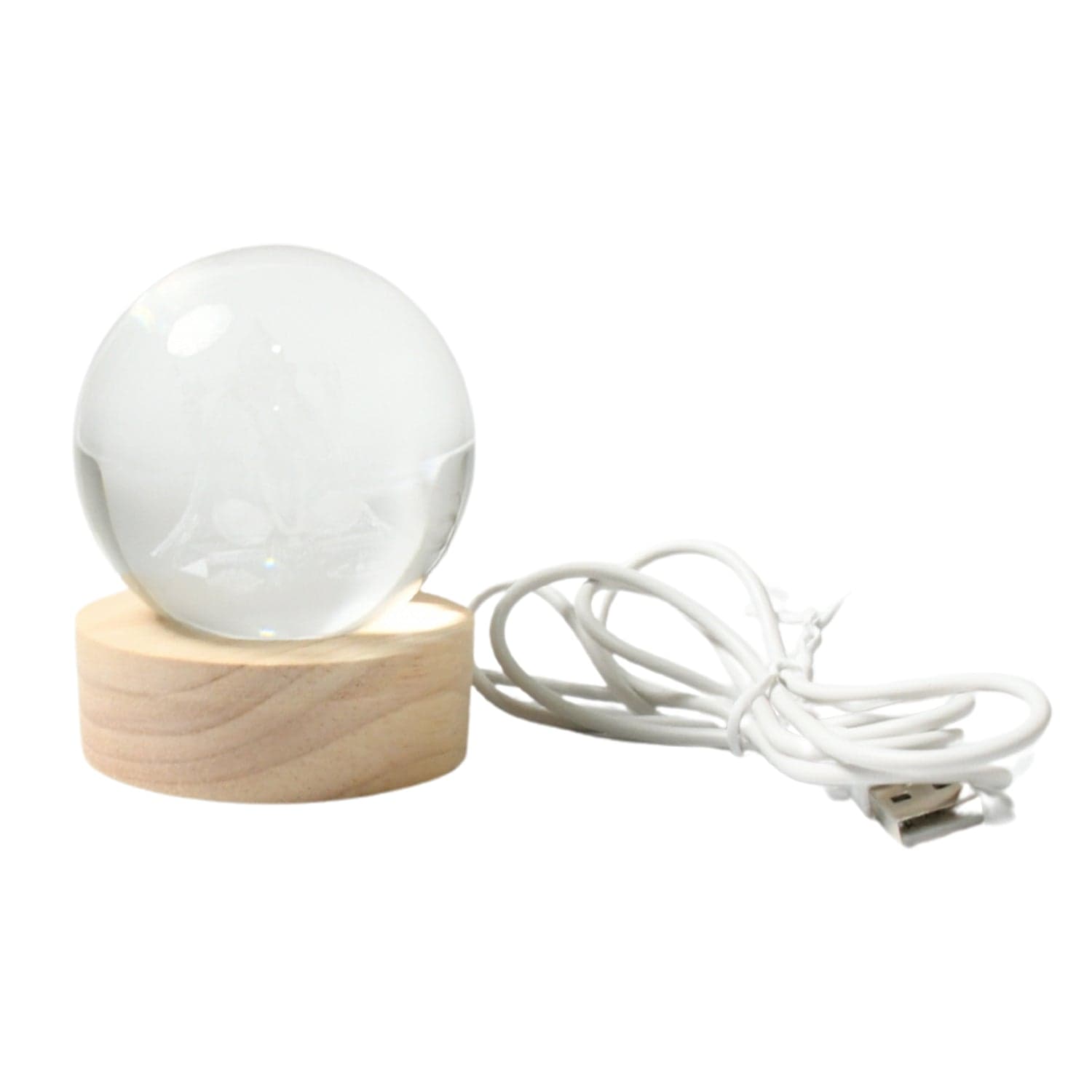 3D Crystal Ball lamps for Bedroom 3D Lamps for Home Decoration (1 Pc) thumbnail 4