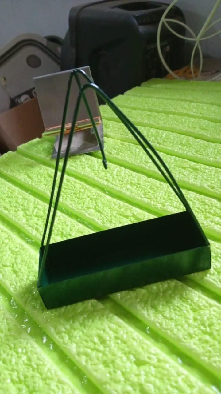 Triangular Iron Mosquito Coil Holder of Stylish Outdoor Incense Holder thumbnail 8