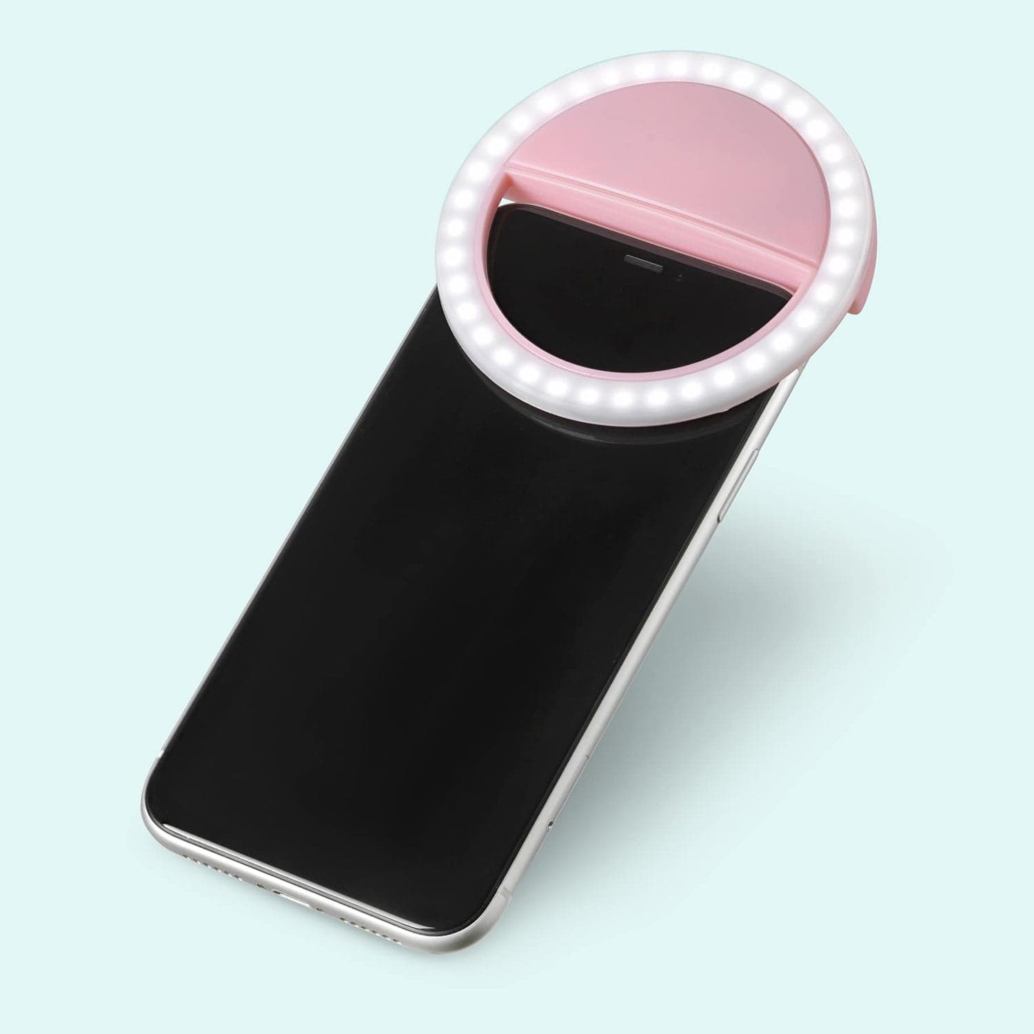 Phone Selfie Ring Light of Battery Operated Clip-On Light for Smartphone Photography (Battery Not Included) thumbnail 3