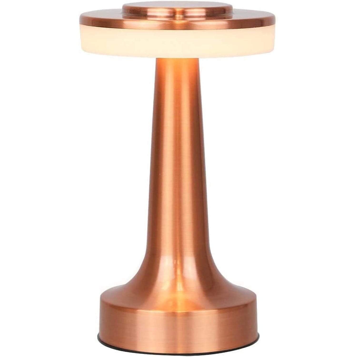 Touch Led Metal Desk Lamp Of Usb Rechargeable, 3 Colors/Brightness Levels, Dimmable Eye Protection (1 Pc) thumbnail 5