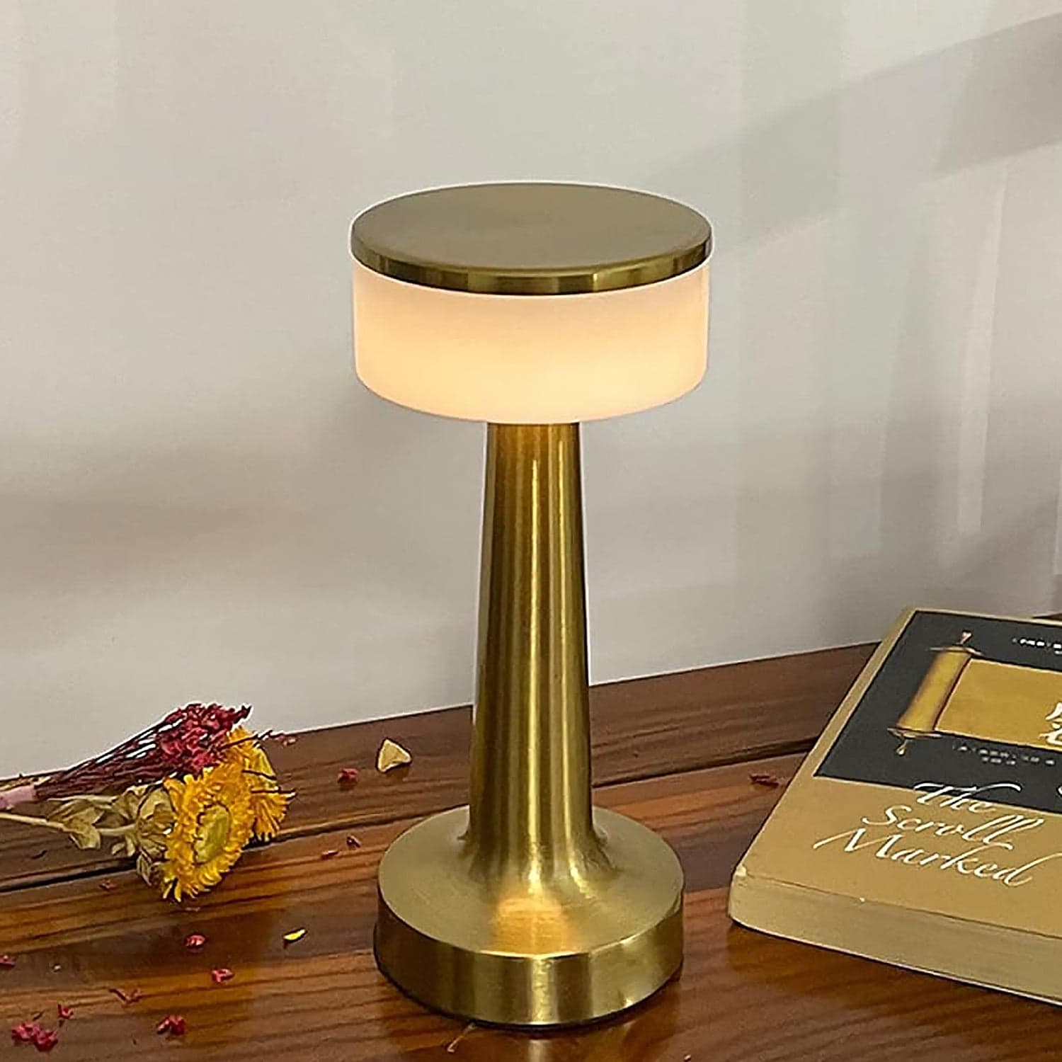 Touch LED Lamp of USB, 3 Colors, 3 Brightness Levels (1 Pc, Metal) thumbnail 1