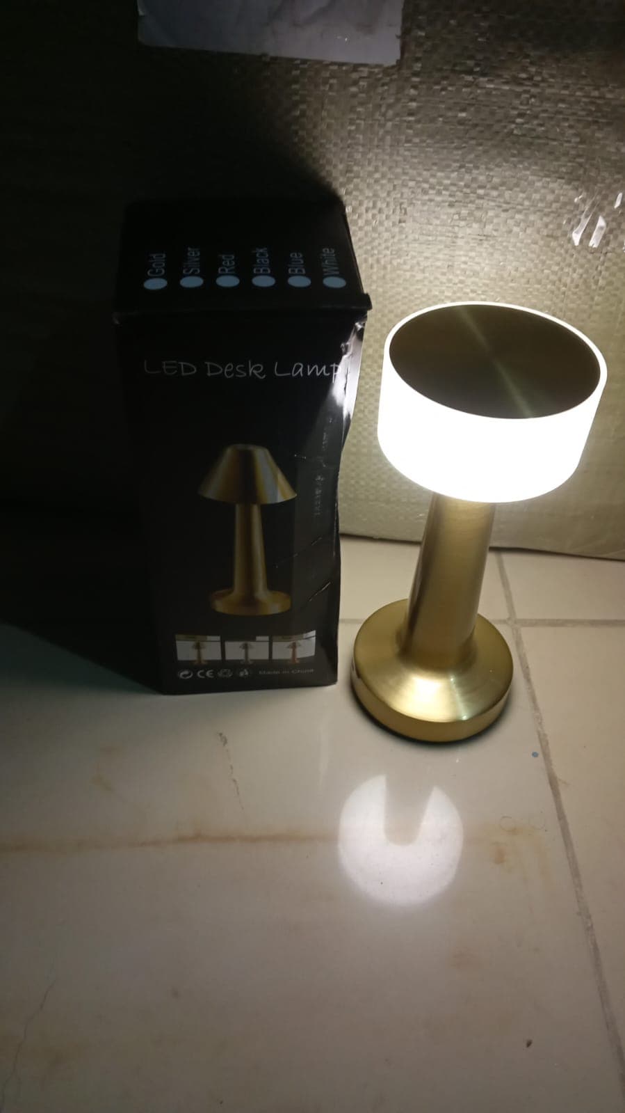 Touch LED Lamp of USB, 3 Colors, 3 Brightness Levels (1 Pc, Metal) thumbnail 8