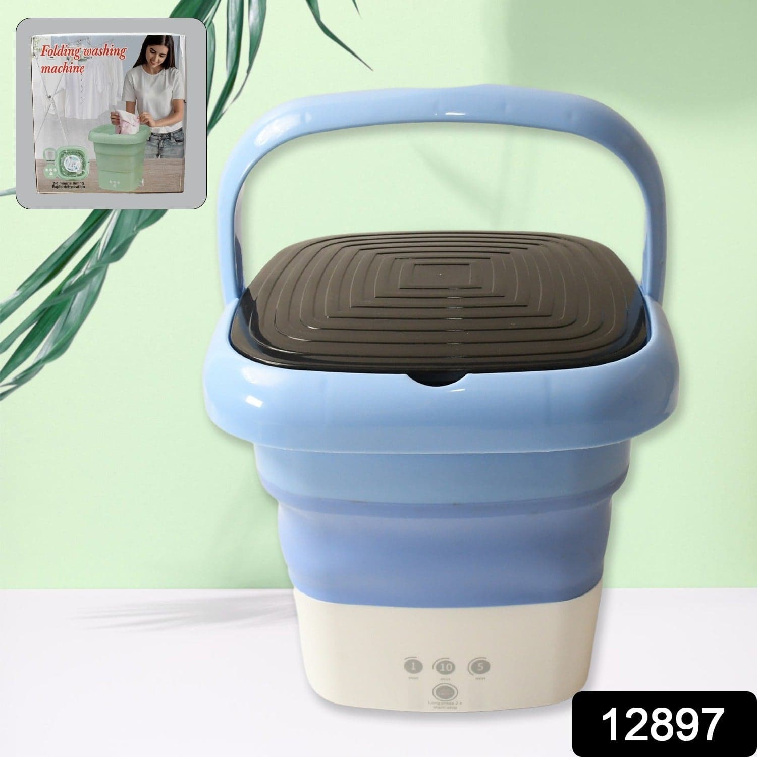 Folding Washing Machine Mini Portable Washing Machine ID-12897 thumbnail 2