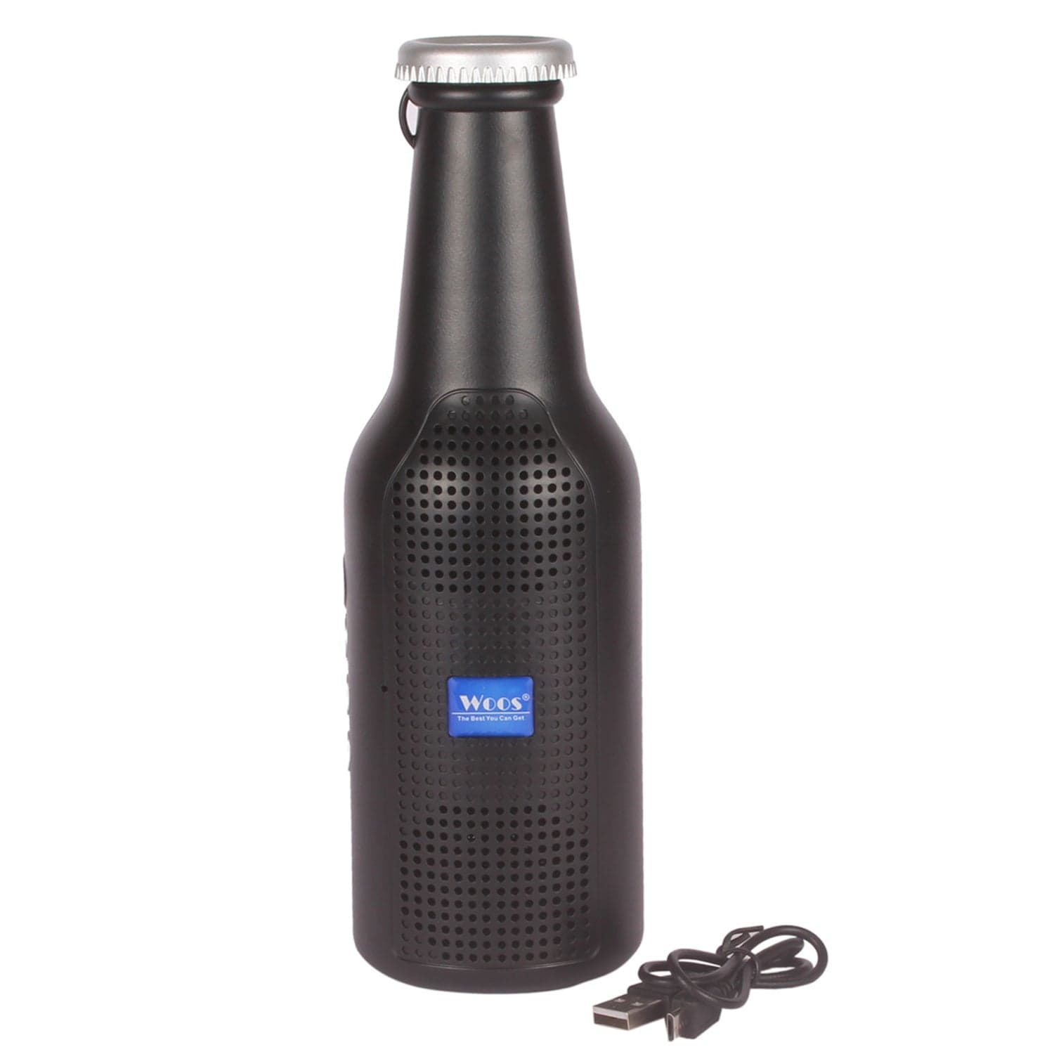 Bottle-Shaped Wireless Bluetooth Speaker with FM, USB & AUX Support thumbnail 5