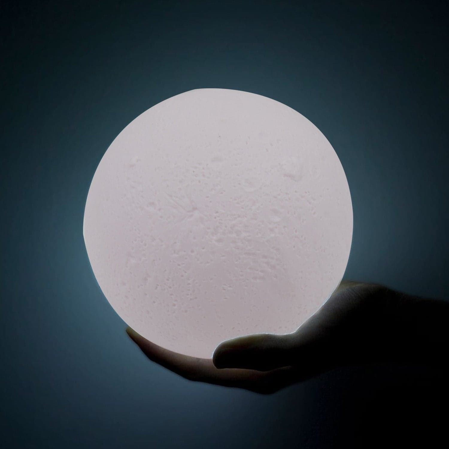 Moon Night Lamp with Plastic Stand Night Lamp for Bedroom (19 x14 Cm / 1 Pc) thumbnail 4