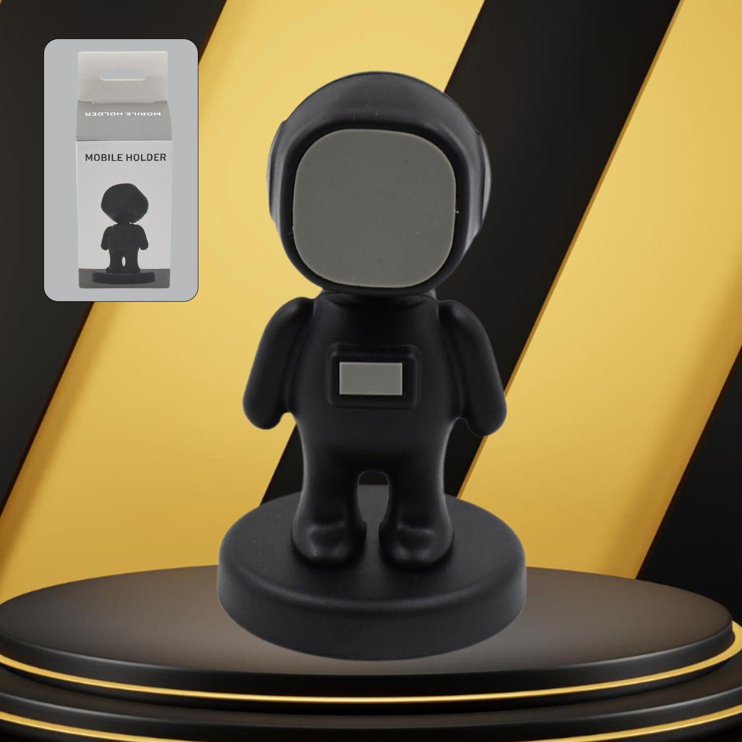Cartoon Astronaut Magnetic Mobile Phone Holder of 360° Rotating Car Mount (1 Pc) thumbnail 3