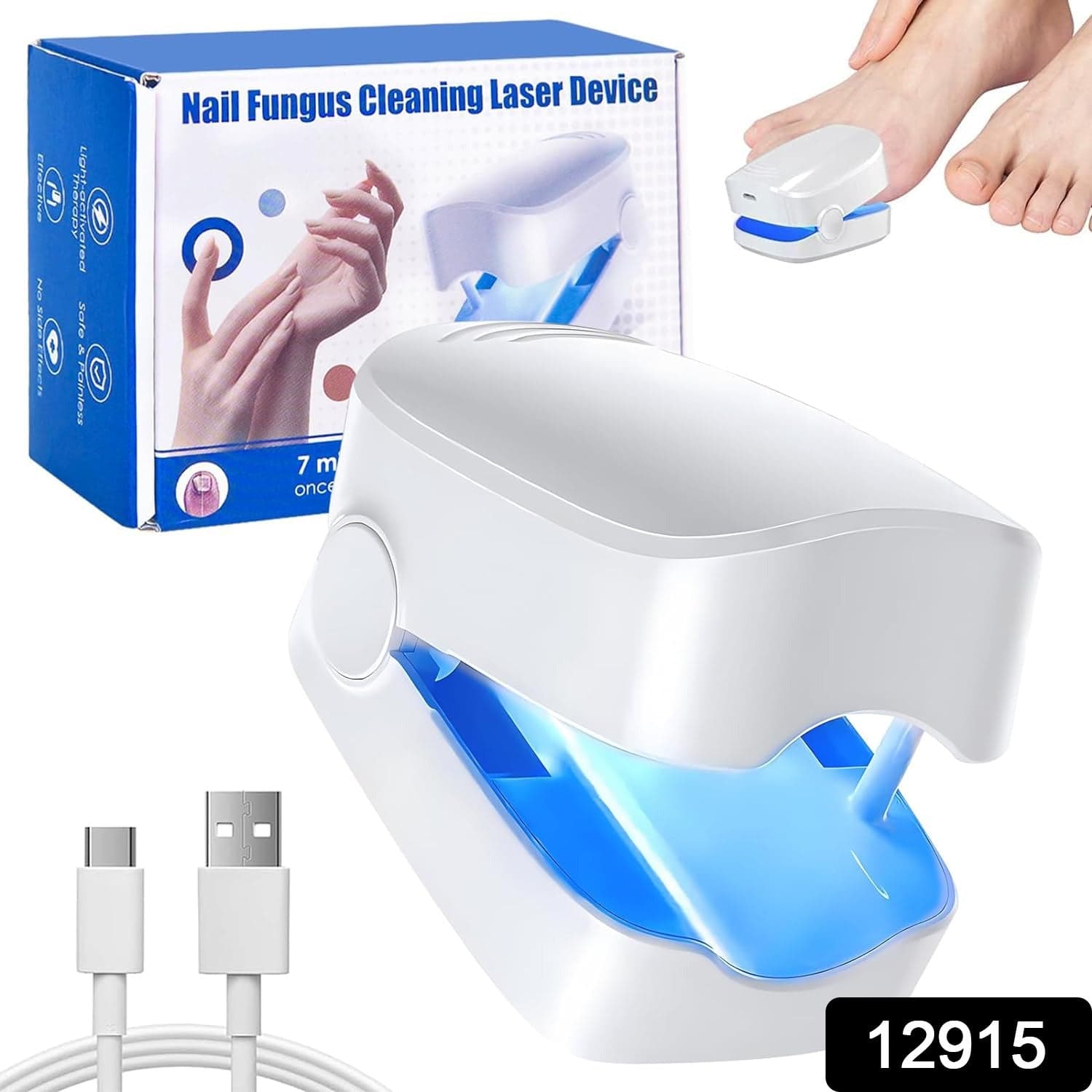 Rechargeable Nail Fungus Laser Of Anti-Fungal Device For Toenails thumbnail 2
