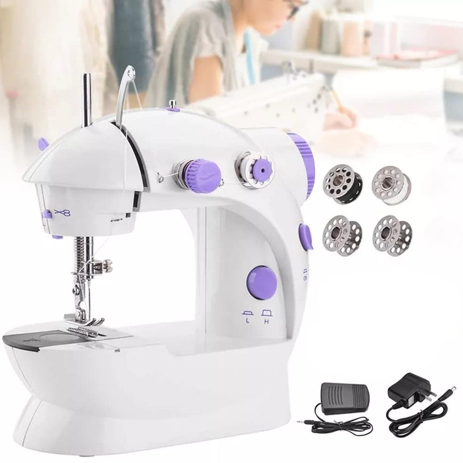 Home Tailoring Sewing Machine With Extension Table Set thumbnail 3