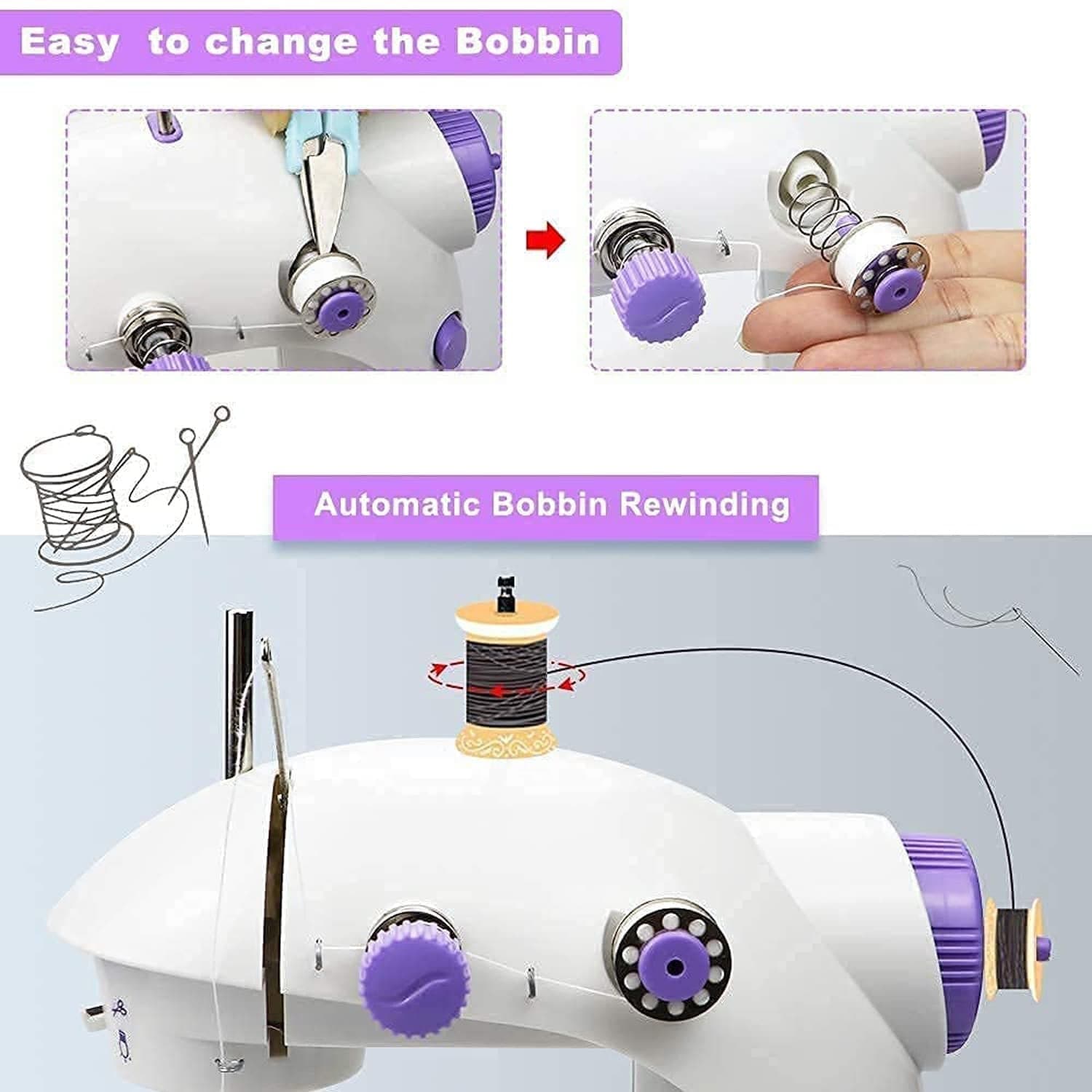 Home Tailoring Sewing Machine With Extension Table Set thumbnail 5