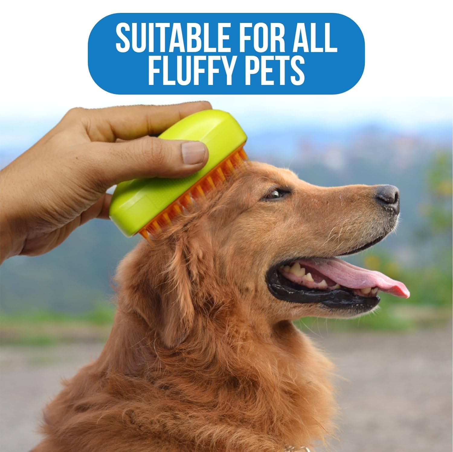 3-in-1 Cat Steamy Brush of Self-Cleaning Pet Grooming & Hair Removal Comb thumbnail 9