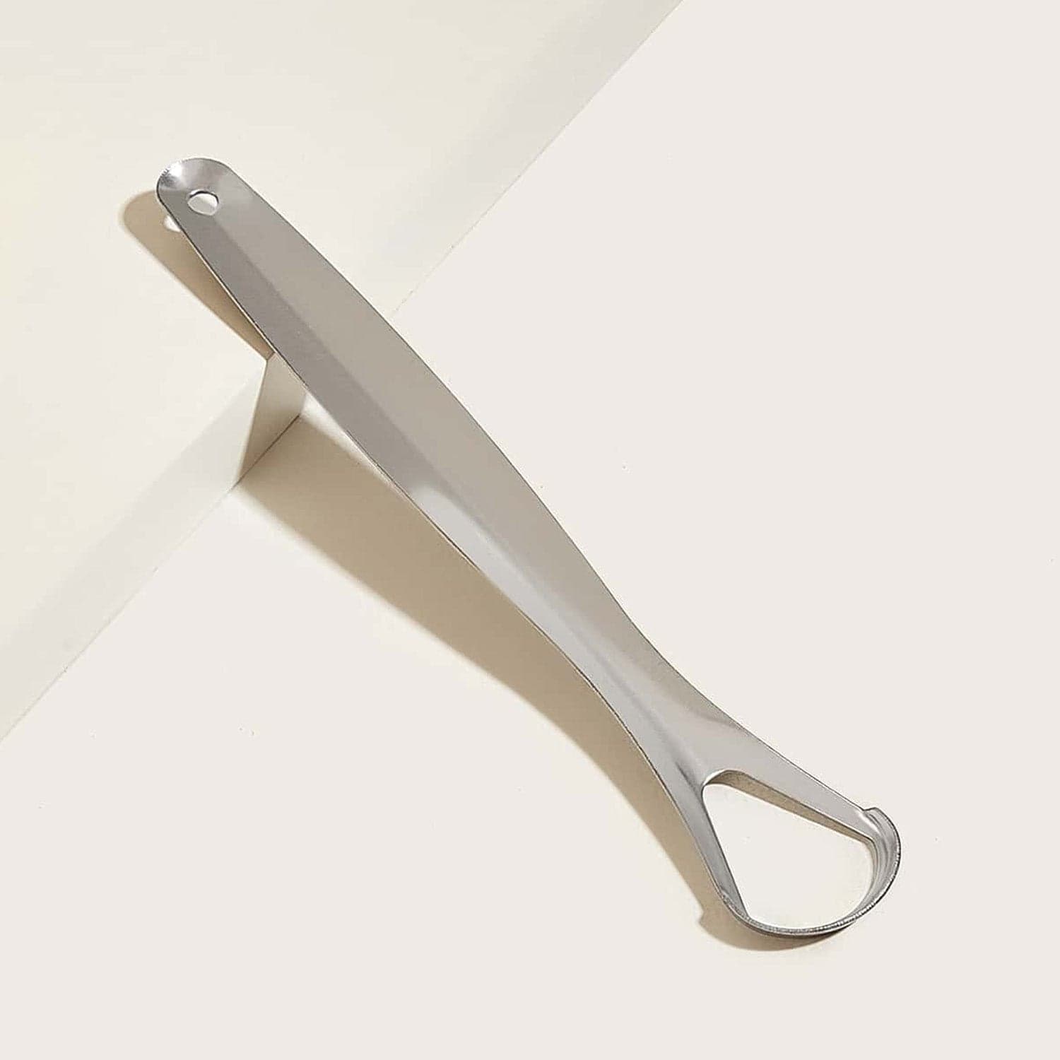 Stainless Steel Tongue Scraper for Bad Breath & Oral Hygiene, Metal Case Included (1 Pc) thumbnail 5