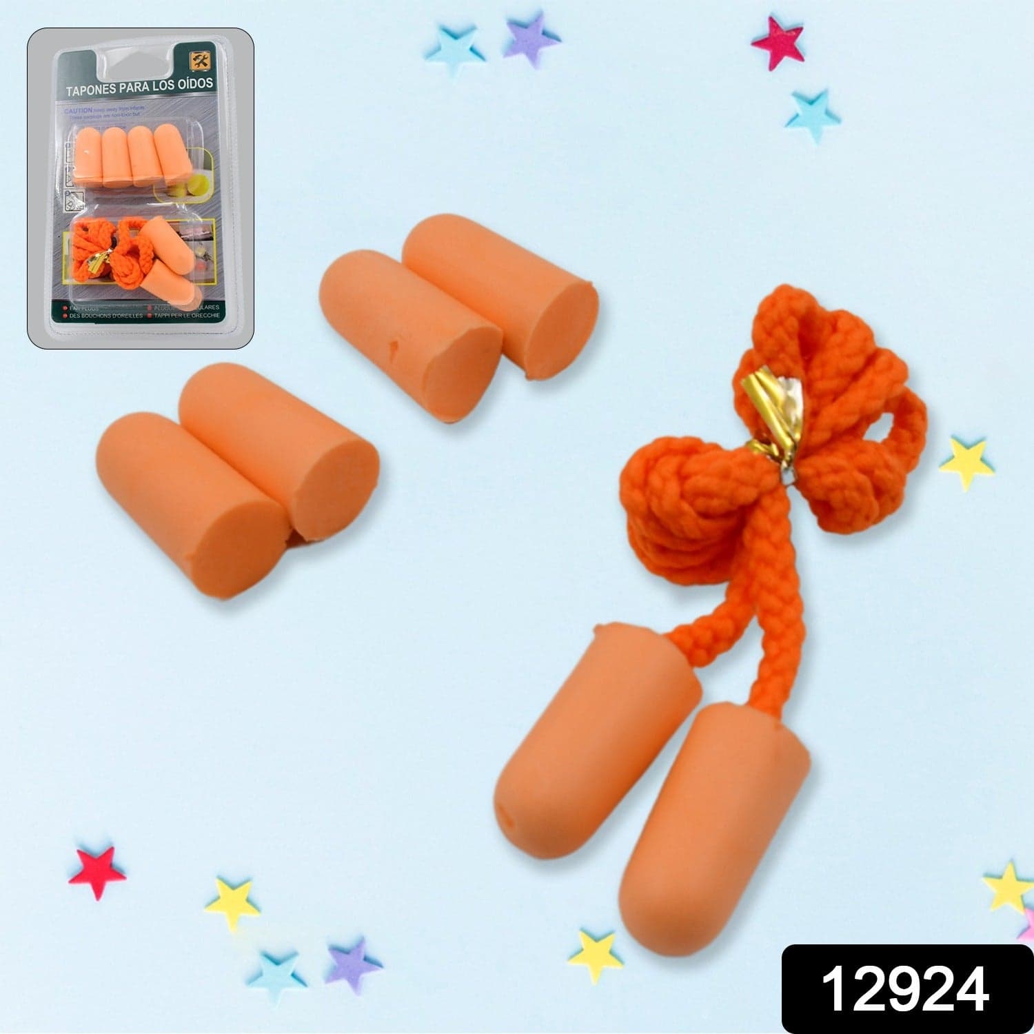Earplugs Soft Foam Earplugs Sleeping Noise Cancelling for Hearing Protection (3 Pairs) thumbnail 2