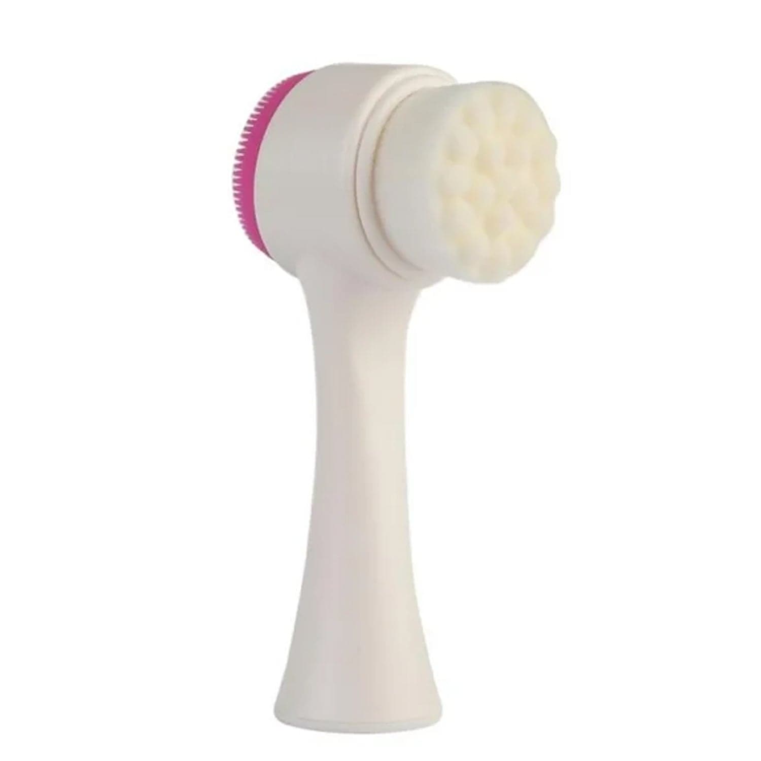 2 In 1 Facial Brush Cleansing | Manual Face Scrubber | Silicone Double-Sided Face Wash Brush For Sensitive thumbnail 4