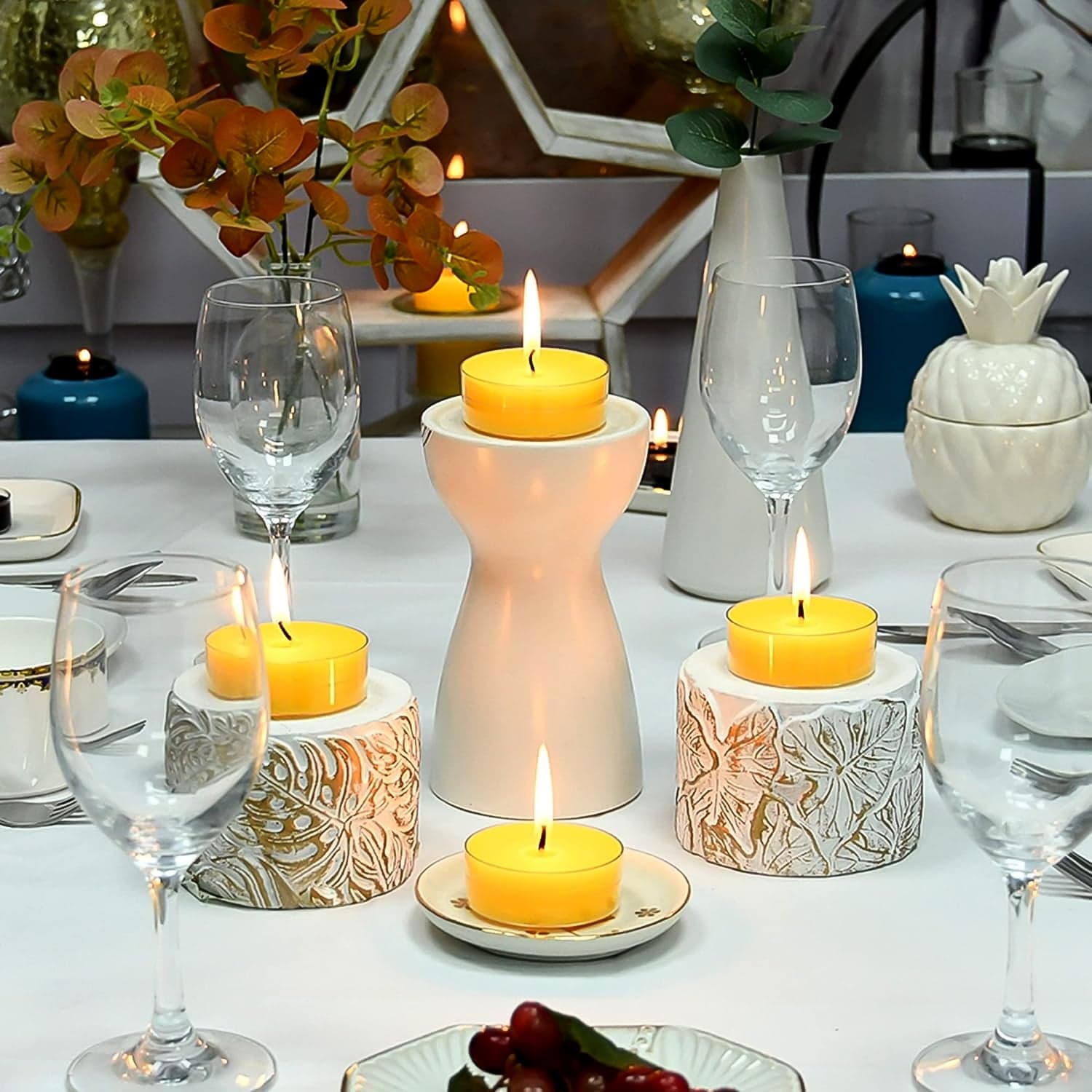 Tealight Diwali Candle of Smokeless, Long-Burning, Mix Color, Diwali (1 Pc / Mix Color) thumbnail 4