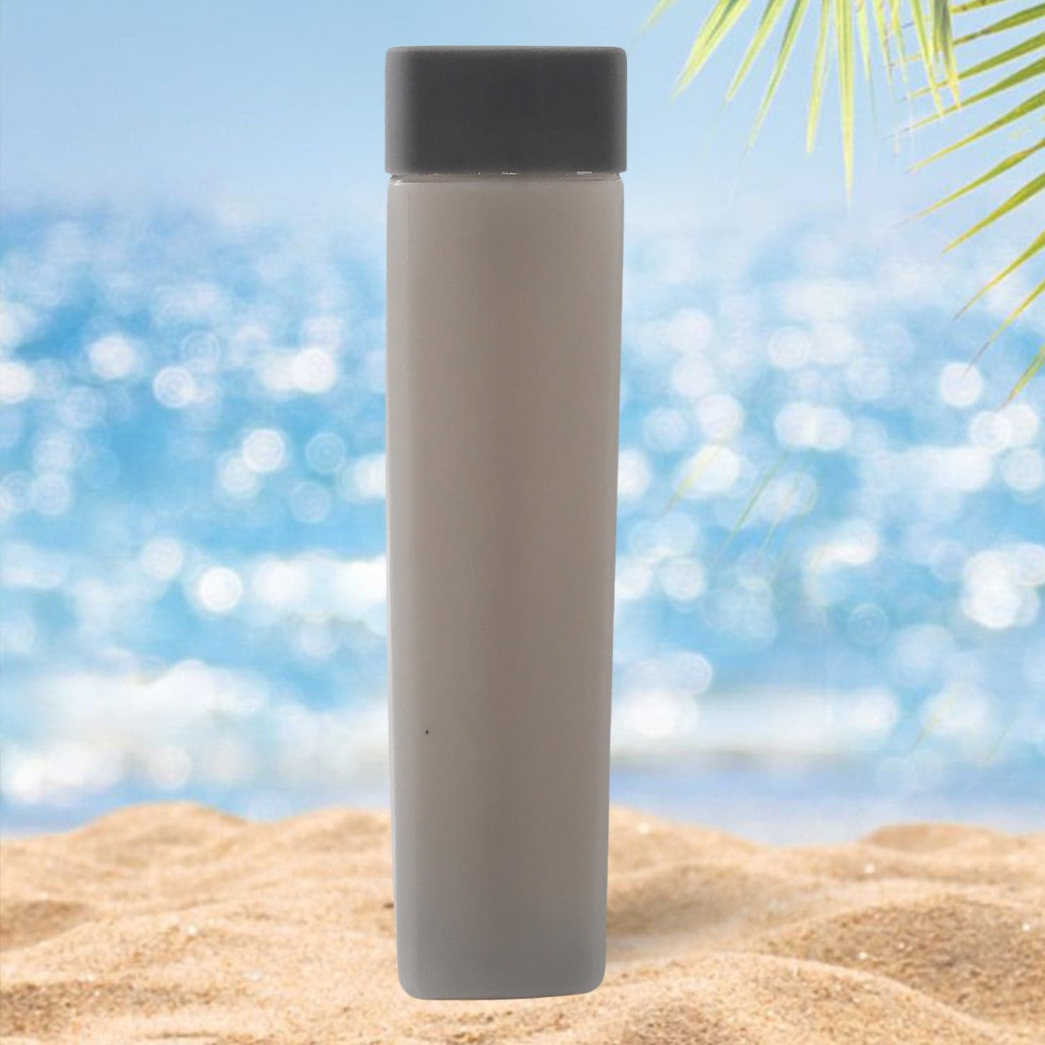 Square Plastic Water Bottle - 1000Ml Leakproof Bpa-Free Container For Office thumbnail 3