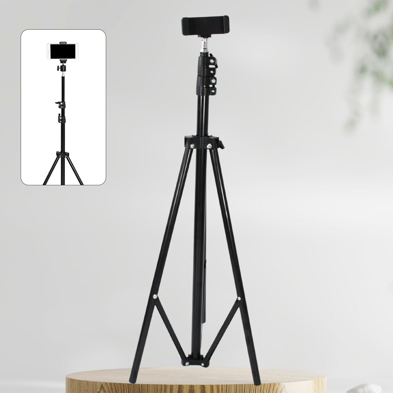Professional Tripod for DSLR Photography (Max Height 178cm, Multi-Head, Folding) thumbnail 1