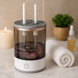 Automatic Makeup Brush Cleaner Fast Electric Brush Cleaner Hand Free Machine Super Clean Brush Washer & Brushes Organizer Tool (1 Pc)