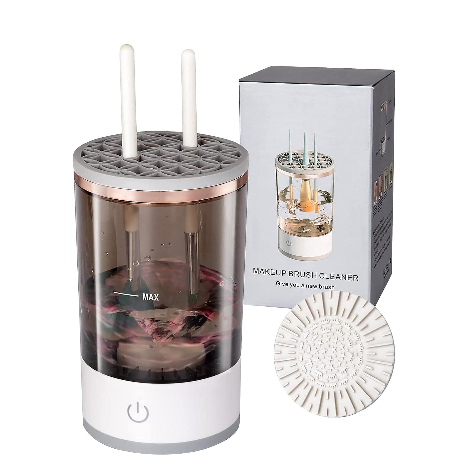 Automatic Makeup Brush Cleaner Fast Electric Brush Cleaner Hand Free Machine Super Clean Brush Washer & Brushes Organizer Tool (1 Pc) thumbnail 5
