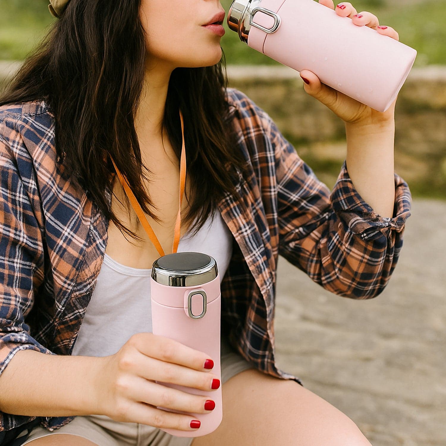 Smart Vacuum Insulated Water Bottle with LED Temperature Display (Mix Color & Design / 320 ML / 1 Pc)) thumbnail 8