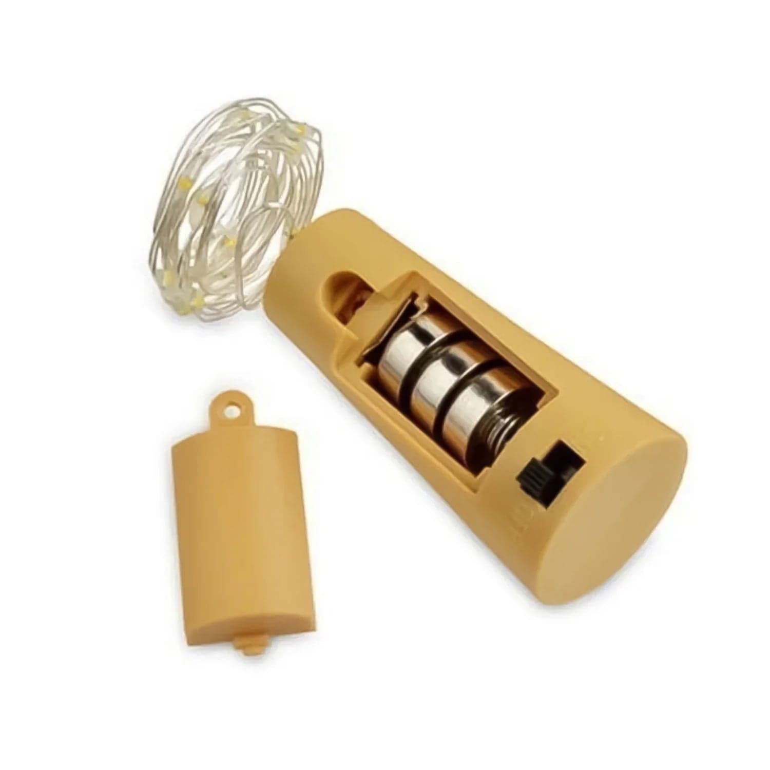 Wine Bottle Cork String Light | Multi LED / 2M Cable Length Copper Wire Battery Operated (White / 1 Pc) thumbnail 7