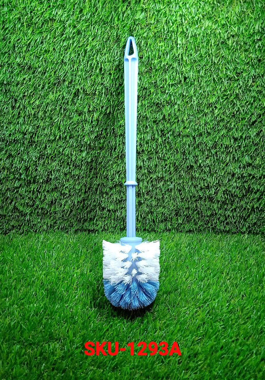 Plastic Round Toilet Cleaner Brush Plastic Bathroom Cleaner - Round Hockey Stick Shape Toilet Brush thumbnail 6