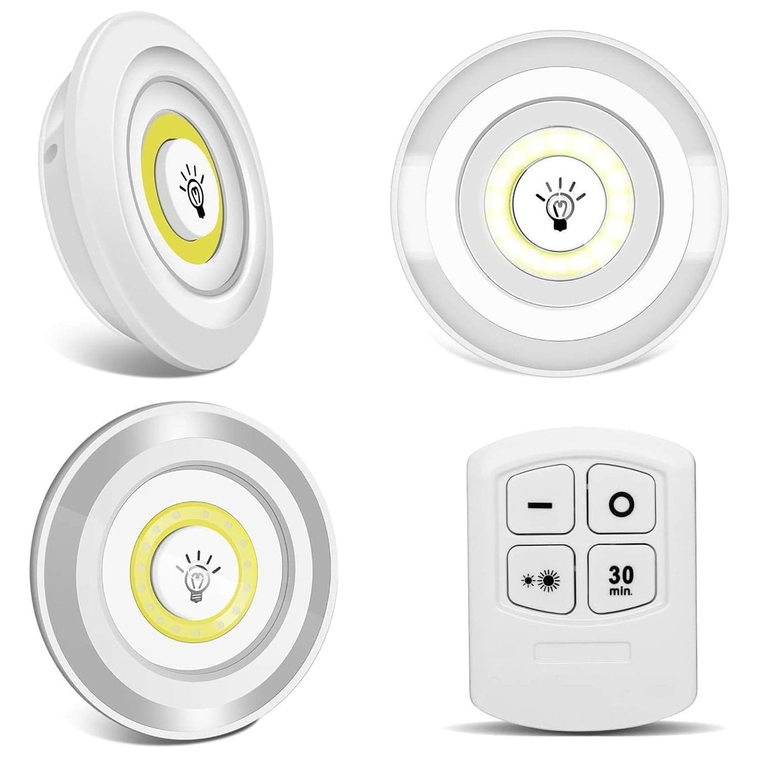 Led Light Under Closet Battery Powered Closet Wall Lamp With Remote Control (Battery Not Included) thumbnail 5