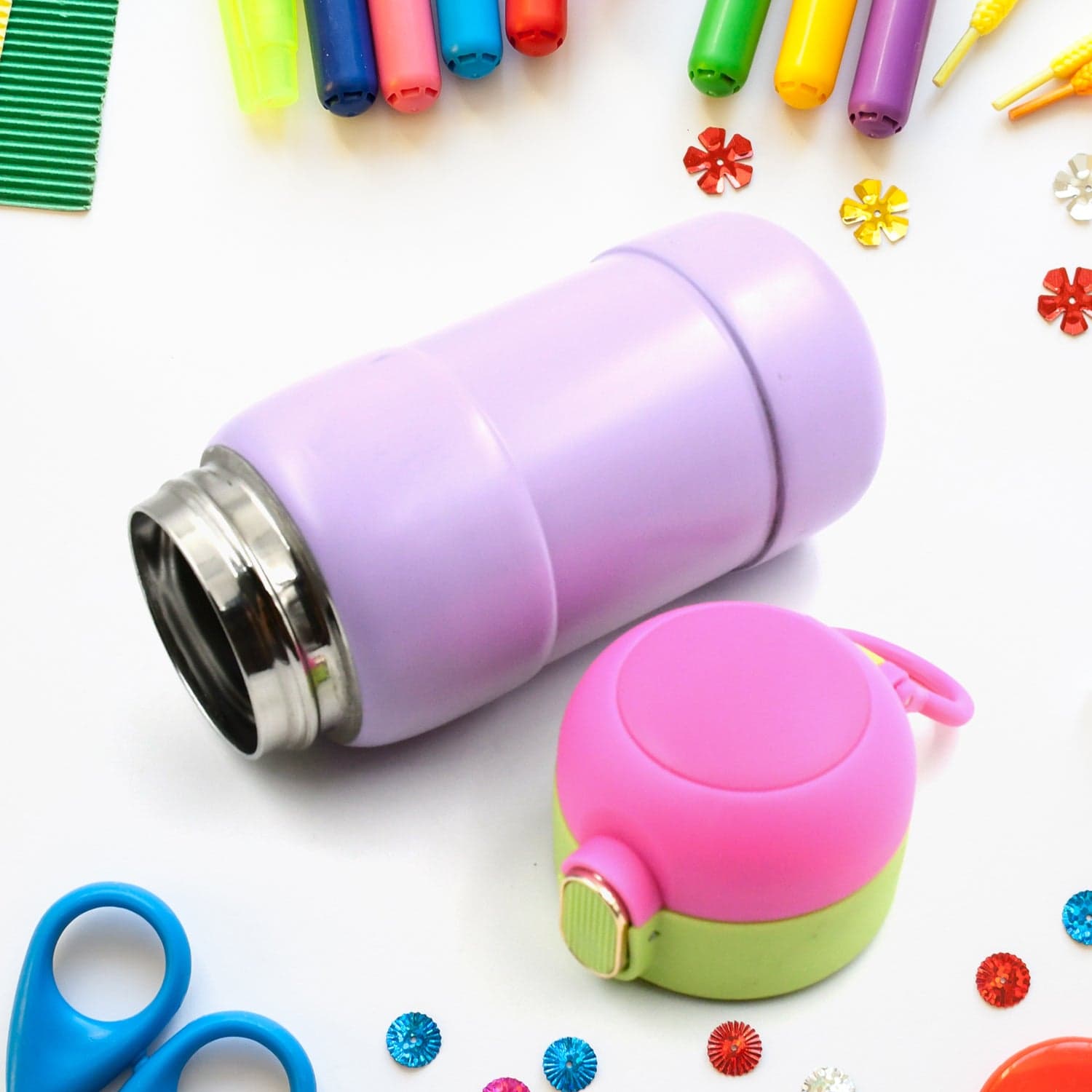 Duck Stainless Steel Water Bottle (1 Pc / Mix Design) thumbnail 5