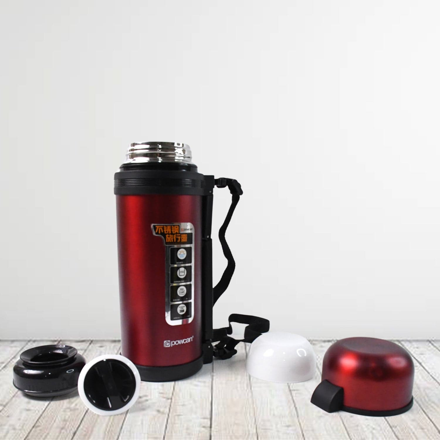 Stainless Steel Water Bottle Vacuum Insulated Thermos Flask Double-Walled Coffee Thermos Flask Leak-Proof Water Bottle For Sports thumbnail 3