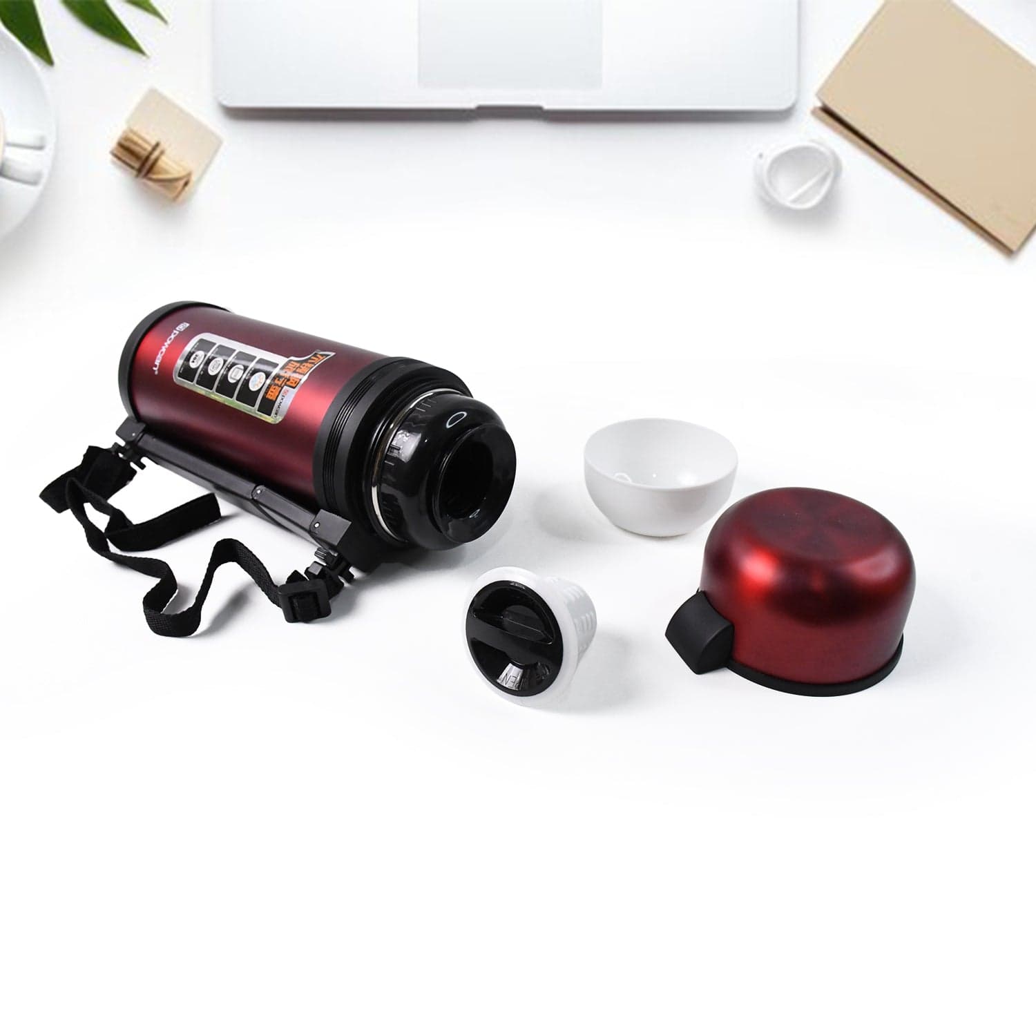 Stainless Steel Water Bottle Vacuum Insulated Thermos Flask Double-Walled Coffee Thermos Flask Leak-Proof Water Bottle For Sports thumbnail 4