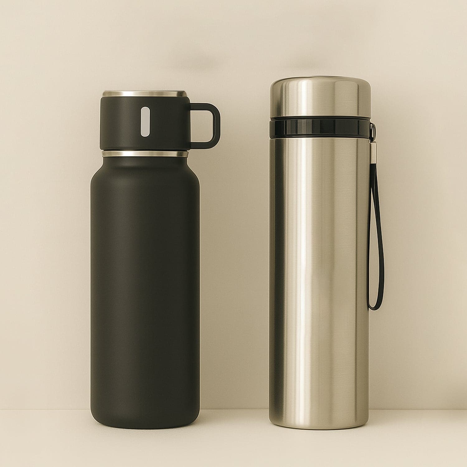 Stainless Steel Vacuum Insulated Water Bottle Of 900Ml Approx thumbnail 1